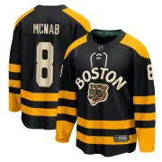 Fanatics Branded Men's Peter Mcnab Boston Bruins Breakaway 2023 Winter Classic Jersey - Black