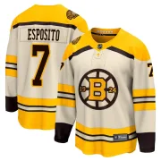 Fanatics Branded Men's Phil Esposito Boston Bruins Premier Breakaway 100th Anniversary Jersey - Cream