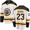 Fanatics Branded Men's Steve Heinze Boston Bruins Breakaway Away Jersey - White