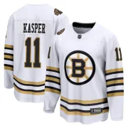 Fanatics Branded Men's Steve Kasper Boston Bruins Premier Breakaway 100th Anniversary Jersey - White