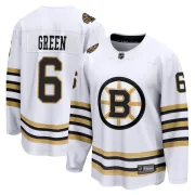 Fanatics Branded Men's Ted Green Boston Bruins Premier Breakaway 100th Anniversary Jersey - White