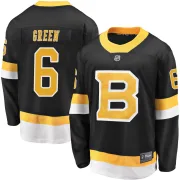 Fanatics Branded Men's Ted Green Boston Bruins Premier Breakaway Black Alternate Jersey - Green