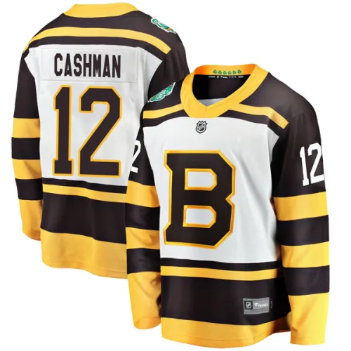 Fanatics Branded Men's Wayne Cashman Boston Bruins 2019 Winter Classic Breakaway Jersey - White