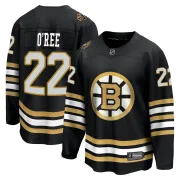 Fanatics Branded Men's Willie O'ree Boston Bruins Premier Breakaway 100th Anniversary Jersey - Black