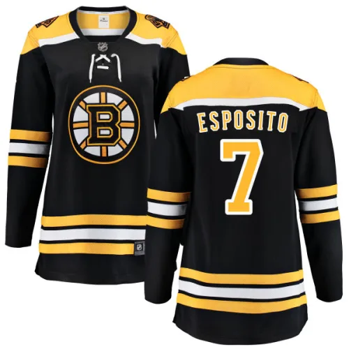 Fanatics Branded Phil Esposito Boston Bruins Home Breakaway Jersey - Black