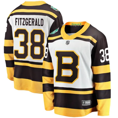 Fanatics Branded Ryan Fitzgerald Boston Bruins 2019 Winter Classic Breakaway Jersey - White