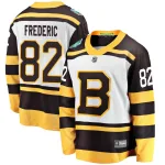 Fanatics Branded Trent Frederic Boston Bruins 2019 Winter Classic Breakaway Jersey - White