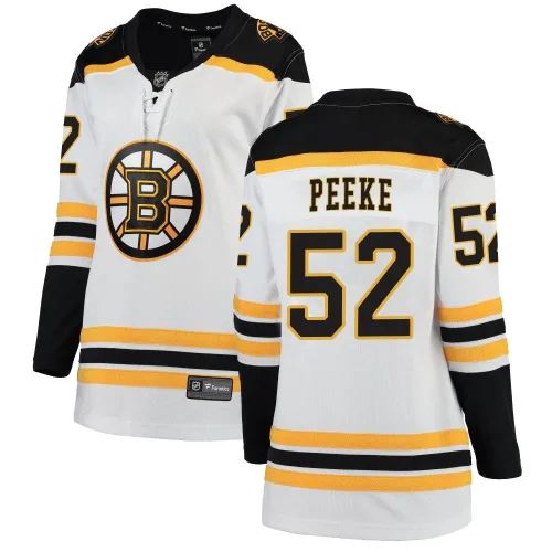 Fanatics Branded Women's Andrew Peeke Boston Bruins Breakaway Away Jersey - White