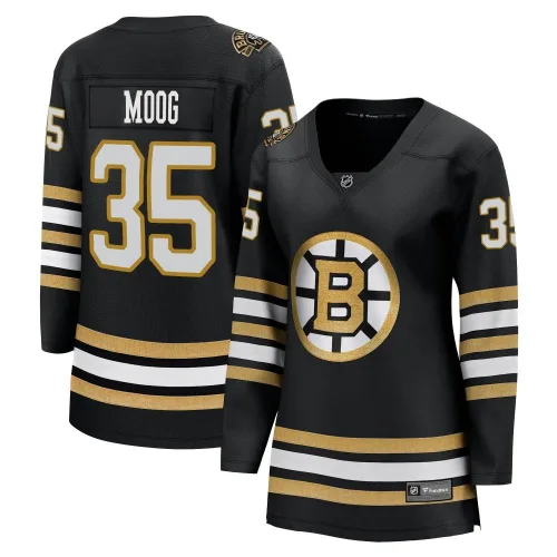 Fanatics Branded Women's Andy Moog Boston Bruins Premier Breakaway 100th Anniversary Jersey - Black