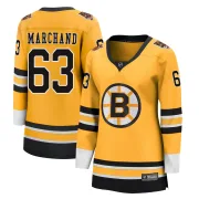 Fanatics Branded Women's Brad Marchand Boston Bruins Breakaway 2020/21 Special Edition Jersey - Gold