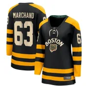 Fanatics Branded Women's Brad Marchand Boston Bruins Breakaway 2023 Winter Classic Jersey - Black