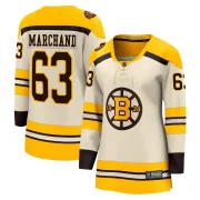Fanatics Branded Women's Brad Marchand Boston Bruins Premier Breakaway 100th Anniversary Jersey - Cream