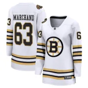 Fanatics Branded Women's Brad Marchand Boston Bruins Premier Breakaway 100th Anniversary Jersey - White
