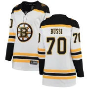 Fanatics Branded Women's Brandon Bussi Boston Bruins Breakaway Away Jersey - White