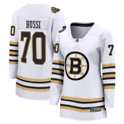 Fanatics Branded Women's Brandon Bussi Boston Bruins Premier Breakaway 100th Anniversary Jersey - White