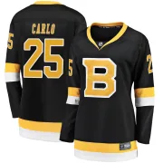Fanatics Branded Women's Brandon Carlo Boston Bruins Premier Breakaway Alternate Jersey - Black