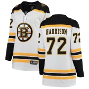 Fanatics Branded Women's Brett Harrison Boston Bruins Breakaway Away Jersey - White