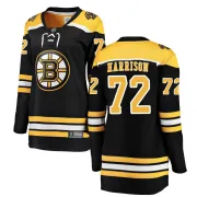 Fanatics Branded Women's Brett Harrison Boston Bruins Breakaway Home Jersey - Black