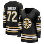 Fanatics Branded Women's Brett Harrison Boston Bruins Premier Breakaway 100th Anniversary Jersey - Black