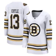 Fanatics Branded Women's Charlie Coyle Boston Bruins Premier Breakaway 100th Anniversary Jersey - White