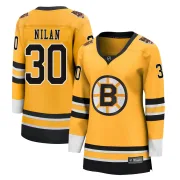Fanatics Branded Women's Chris Nilan Boston Bruins Breakaway 2020/21 Special Edition Jersey - Gold