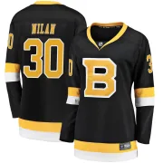 Fanatics Branded Women's Chris Nilan Boston Bruins Premier Breakaway Alternate Jersey - Black