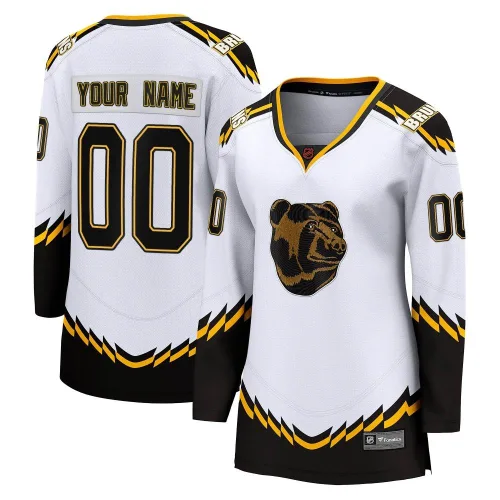 Fanatics Branded Women's Custom Boston Bruins Custom Breakaway Special Edition 2.0 Jersey - White