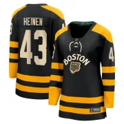 Fanatics Branded Women's Danton Heinen Boston Bruins Breakaway 2023 Winter Classic Jersey - Black