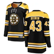 Fanatics Branded Women's Danton Heinen Boston Bruins Breakaway Home Jersey - Black