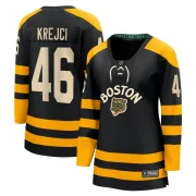 Fanatics Branded Women's David Krejci Boston Bruins Breakaway 2023 Winter Classic Jersey - Black