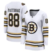 Fanatics Branded Women's David Pastrnak Boston Bruins Premier Breakaway 100th Anniversary Jersey - White