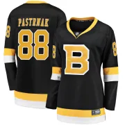 Fanatics Branded Women's David Pastrnak Boston Bruins Premier Breakaway Alternate Jersey - Black
