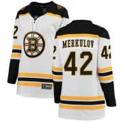 Fanatics Branded Women's Georgii Merkulov Boston Bruins Breakaway Away Jersey - White