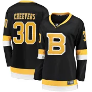Fanatics Branded Women's Gerry Cheevers Boston Bruins Premier Breakaway Alternate Jersey - Black