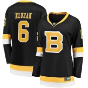 Fanatics Branded Women's Gord Kluzak Boston Bruins Premier Breakaway Alternate Jersey - Black