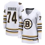 Fanatics Branded Women's Jake DeBrusk Boston Bruins Premier Breakaway 100th Anniversary Jersey - White