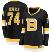 Fanatics Branded Women's Jake DeBrusk Boston Bruins Premier Breakaway Alternate Jersey - Black