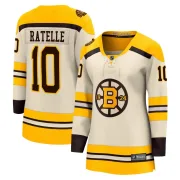 Fanatics Branded Women's Jean Ratelle Boston Bruins Premier Breakaway 100th Anniversary Jersey - Cream