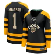 Fanatics Branded Women's Jeremy Swayman Boston Bruins Breakaway 2023 Winter Classic Jersey - Black