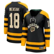 Fanatics Branded Women's John Wensink Boston Bruins Breakaway 2023 Winter Classic Jersey - Black