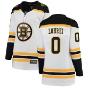 Fanatics Branded Women's Mason Lohrei Boston Bruins Breakaway Away Jersey - White