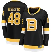 Fanatics Branded Women's Matt Grzelcyk Boston Bruins Premier Breakaway Alternate Jersey - Black