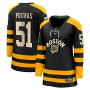 Fanatics Branded Women's Matthew Poitras Boston Bruins Breakaway 2023 Winter Classic Jersey - Black