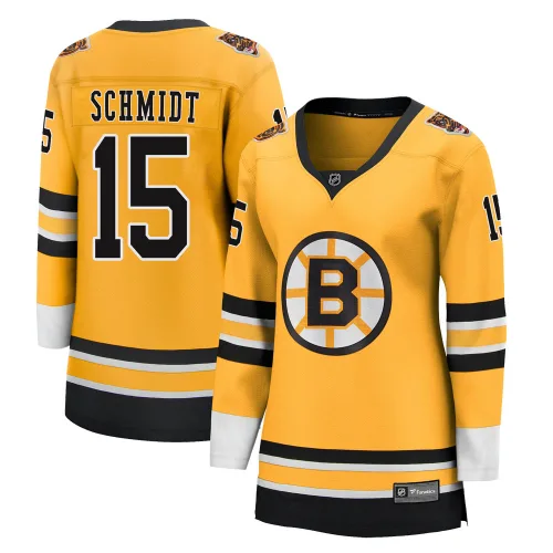 Fanatics Branded Women's Milt Schmidt Boston Bruins Breakaway 2020/21 Special Edition Jersey - Gold