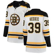 Fanatics Branded Women's Morgan Geekie Boston Bruins Breakaway Away Jersey - White