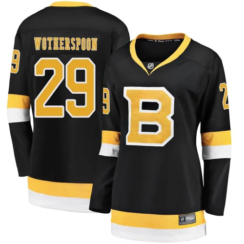 Fanatics Branded Women's Parker Wotherspoon Boston Bruins Premier Breakaway Alternate Jersey - Black