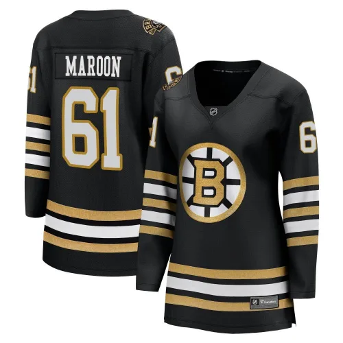 Fanatics Branded Women's Pat Maroon Boston Bruins Premier Breakaway 100th Anniversary Jersey - Black