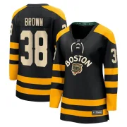 Fanatics Branded Women's Patrick Brown Boston Bruins Breakaway 2023 Winter Classic Jersey - Black