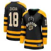 Fanatics Branded Women's Pavel Zacha Boston Bruins Breakaway 2023 Winter Classic Jersey - Black