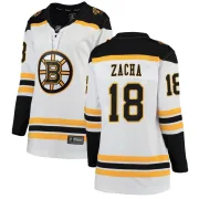 Fanatics Branded Women's Pavel Zacha Boston Bruins Breakaway Away Jersey - White
